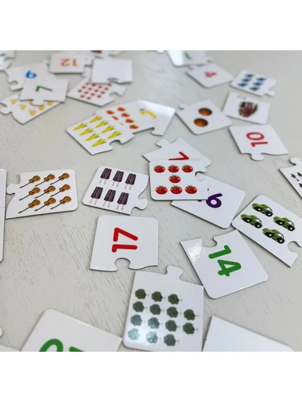 Counting Puzzle for Kids - 30 Piece Self-Correcting Number Game - Preschool